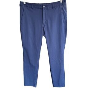 Mizzen+Main Pants Mens Baron Trim Chino 32x30 Navy Performance Stretch Preppy